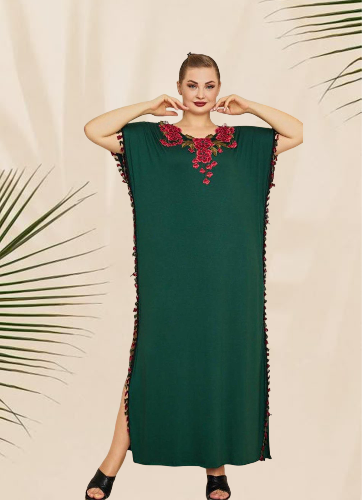 عبايه منزلي بيج سايز تركي صيفي 3047 من MISK