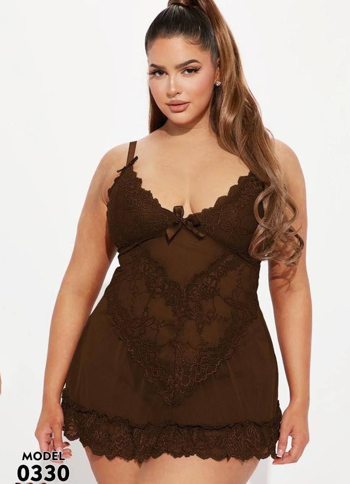 0330 لانجرى شيفون بيج سايز كود