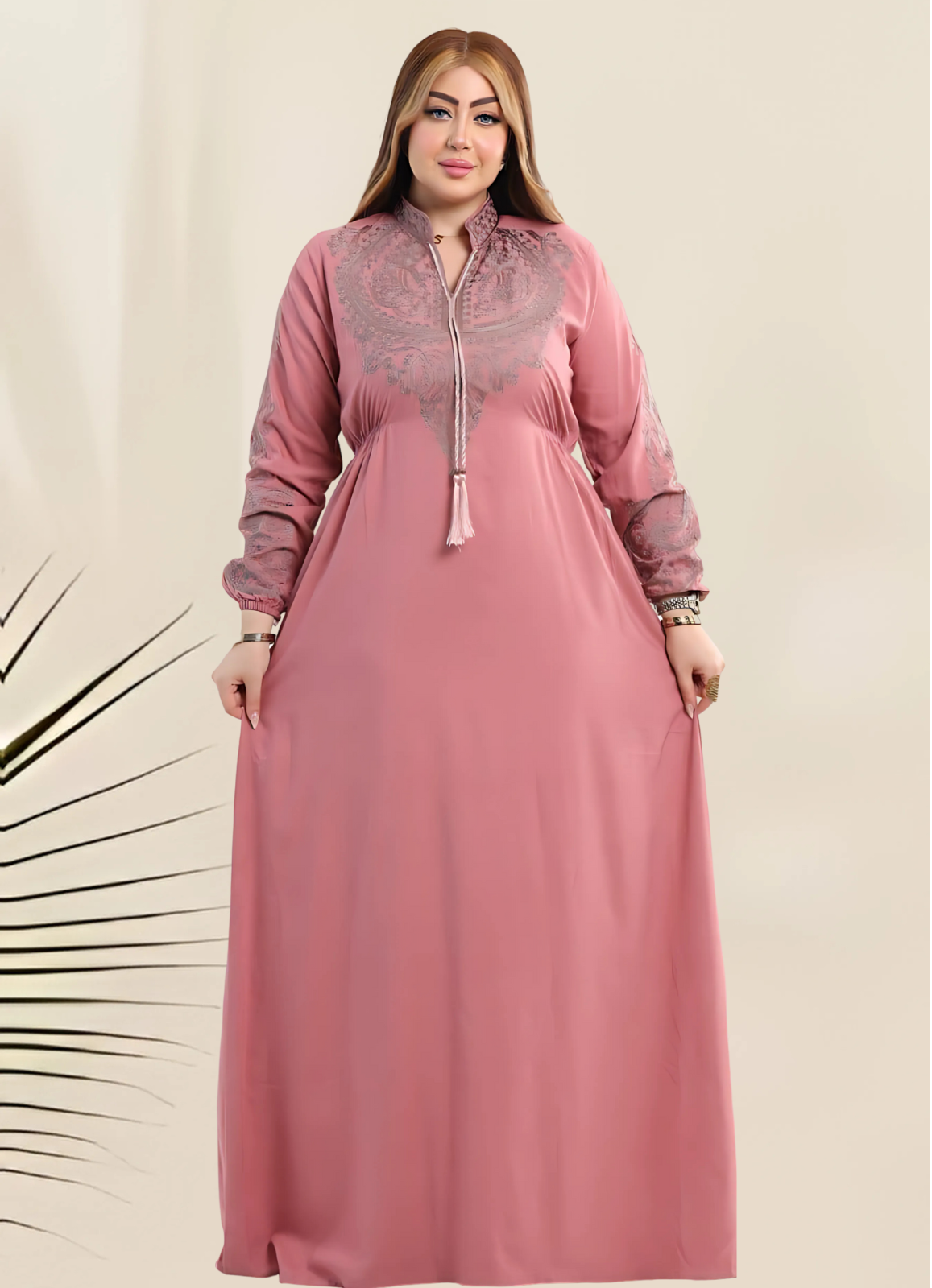 A1050 عبايه استقبال قطن كود