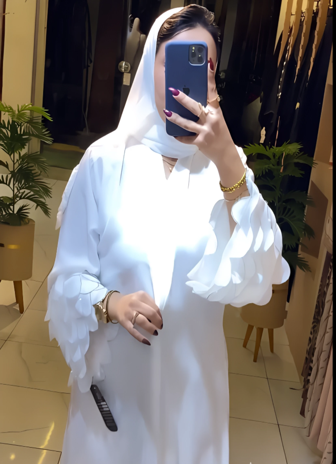 عبايه حرير توك توك كام ليز استرس حريمى كود 333