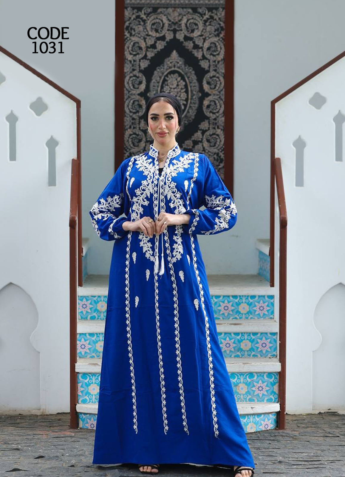 A1031 عبايه استقبال قطن كود