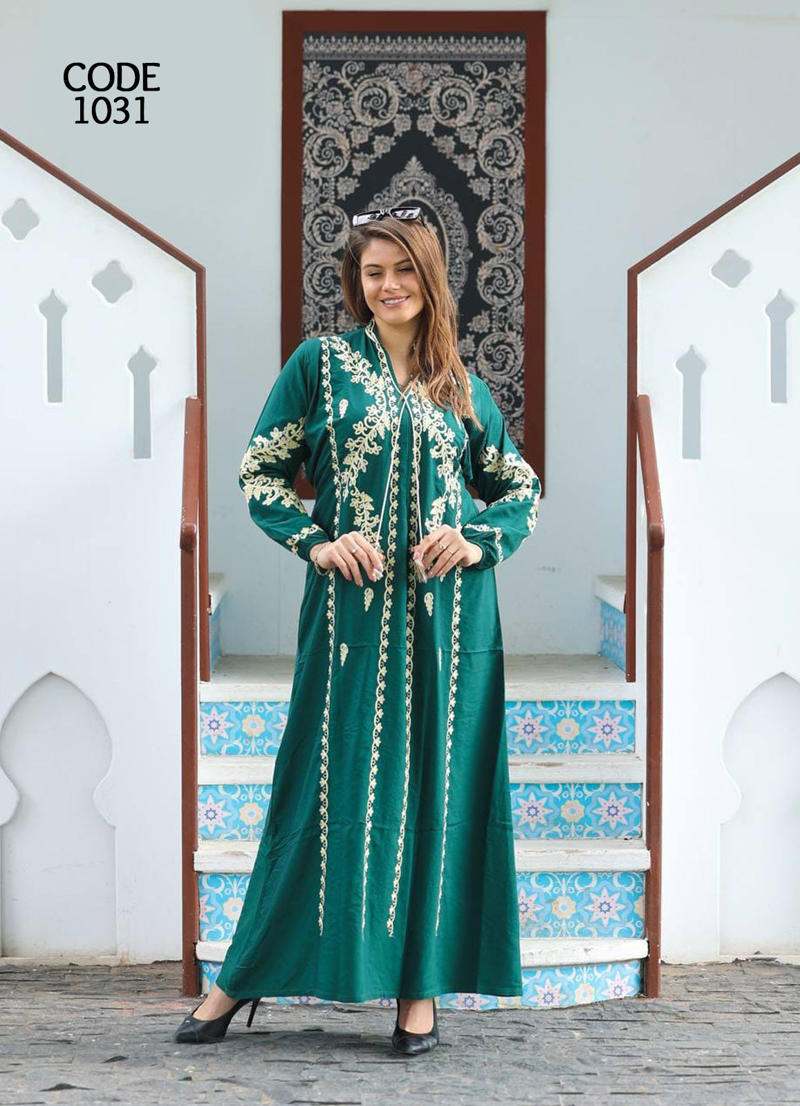 A1031 عبايه استقبال قطن كود