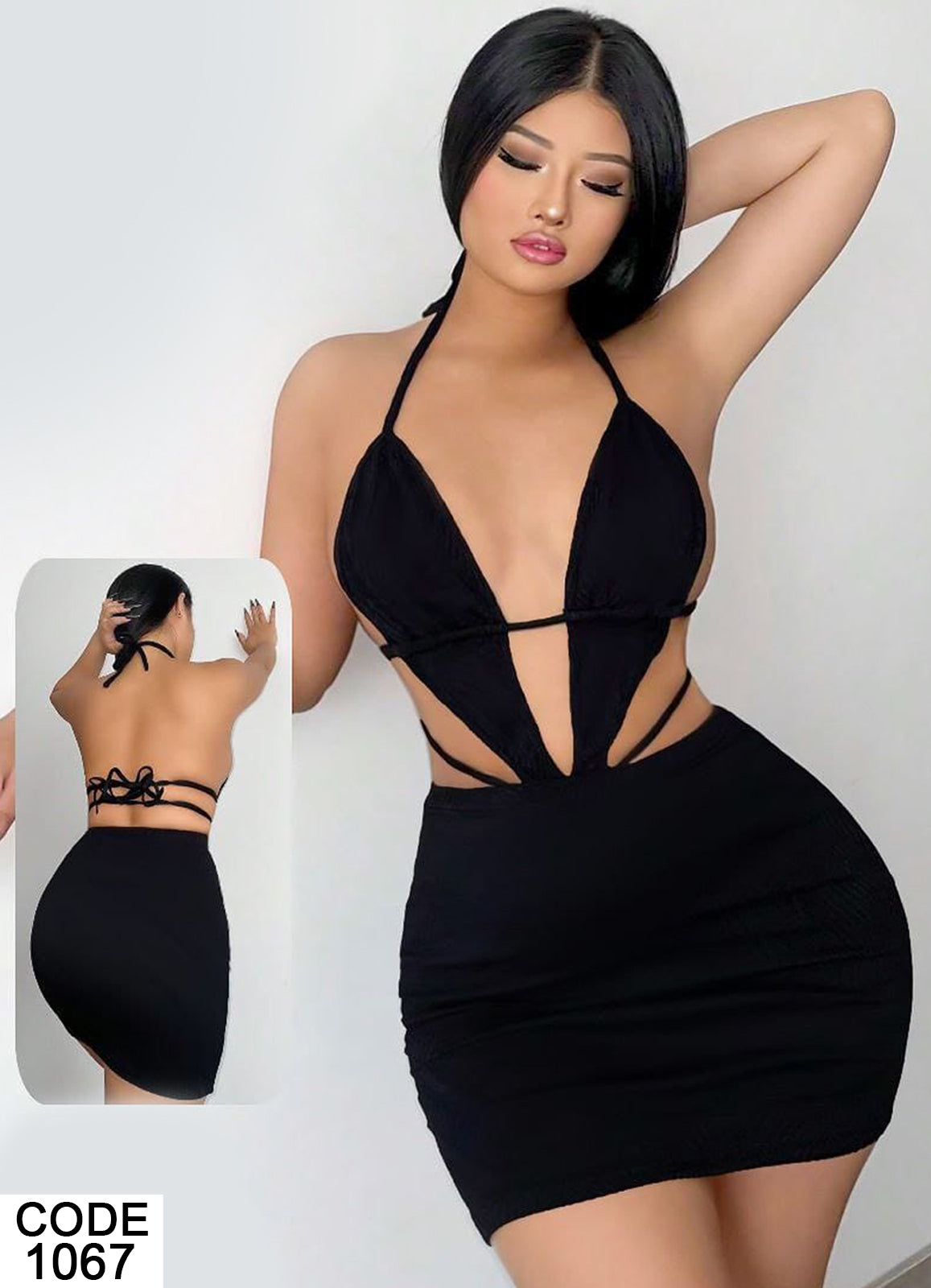 1067 لانجرى شيفون فري سايز كود