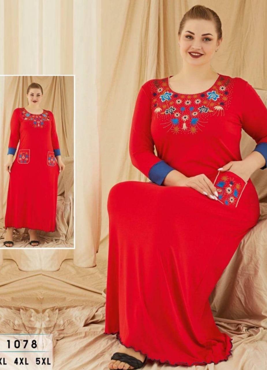 عبايه منزلي بيج سايز تركي صيفي 1078 من لبسي