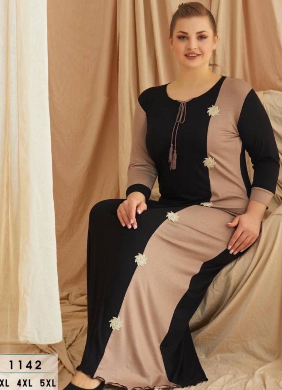 عبايه منزلي بيج سايز تركي صيفي 1124 من لبسي