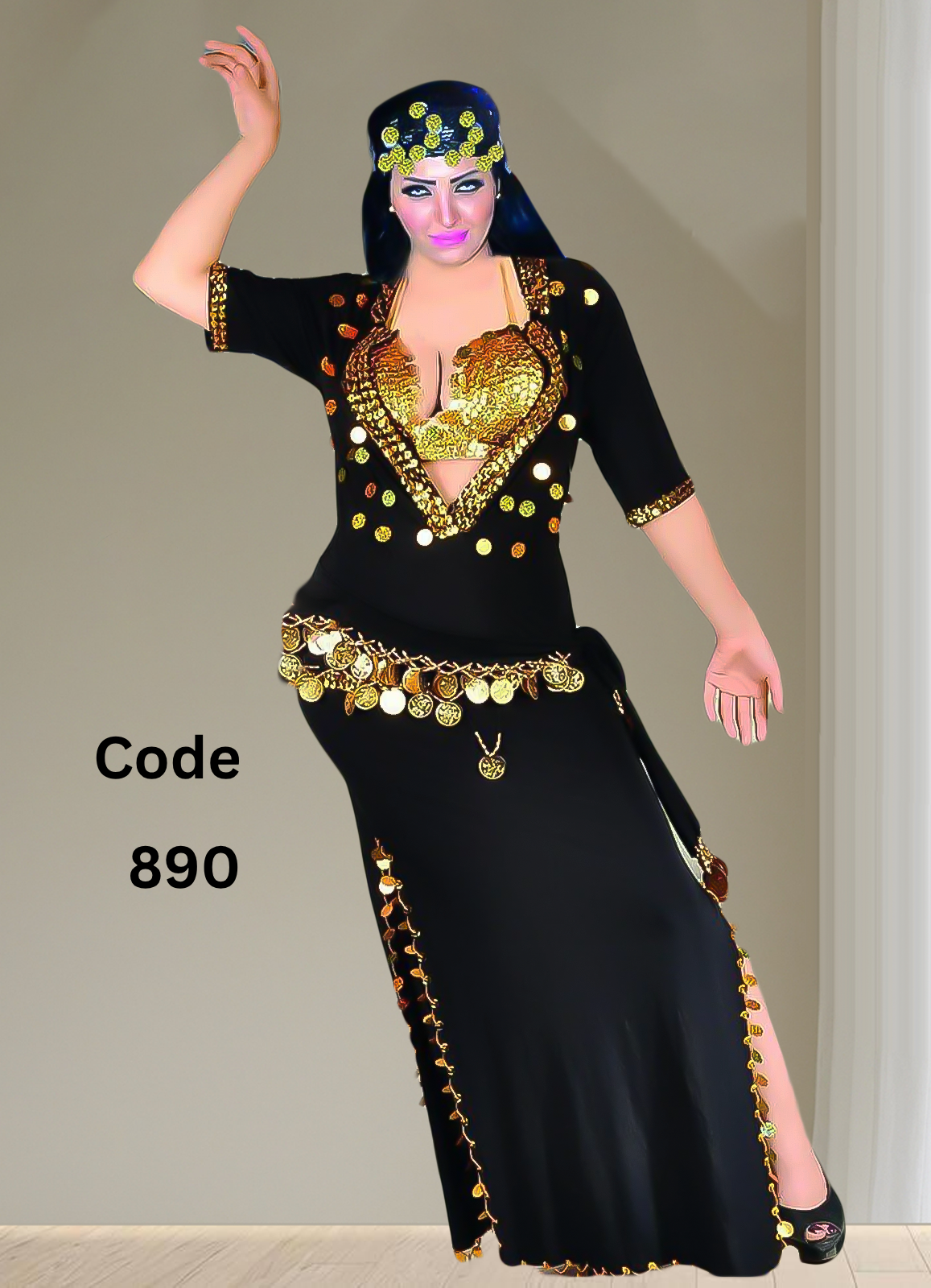 890 بدلة رقص فري سايز كود