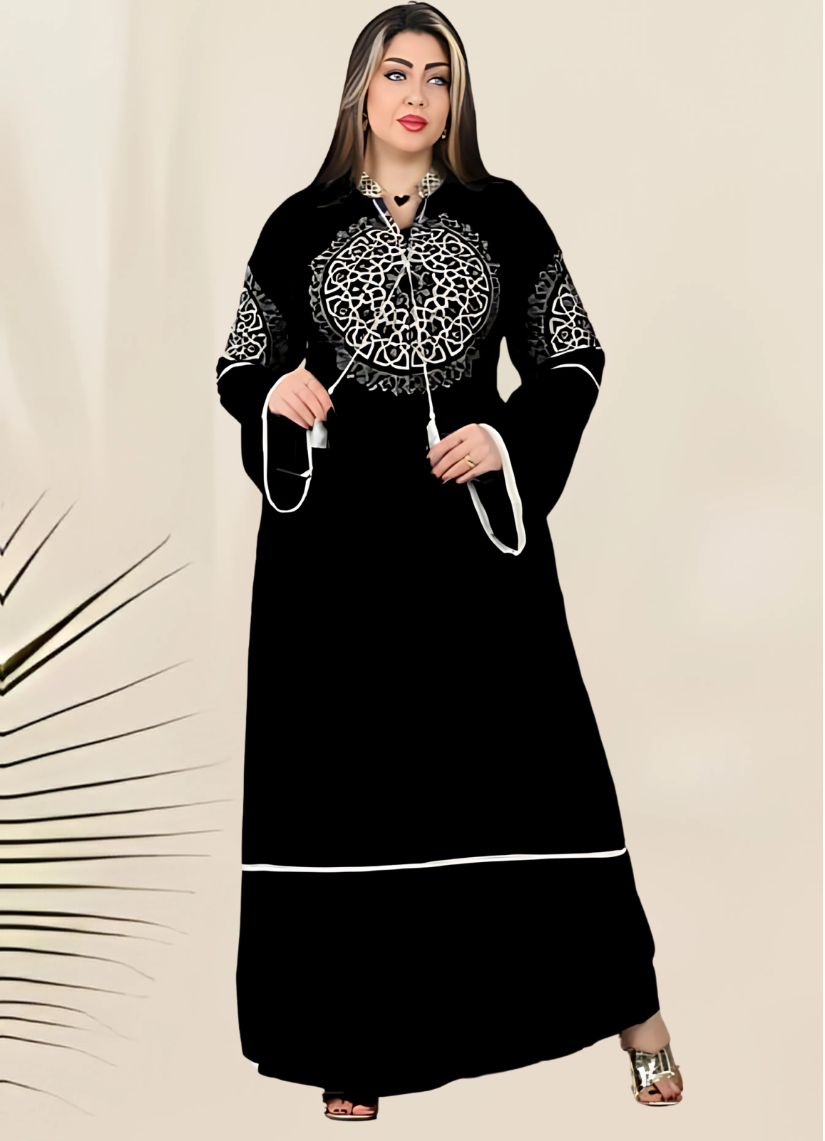 A1016 عبايه استقبال قطن كود