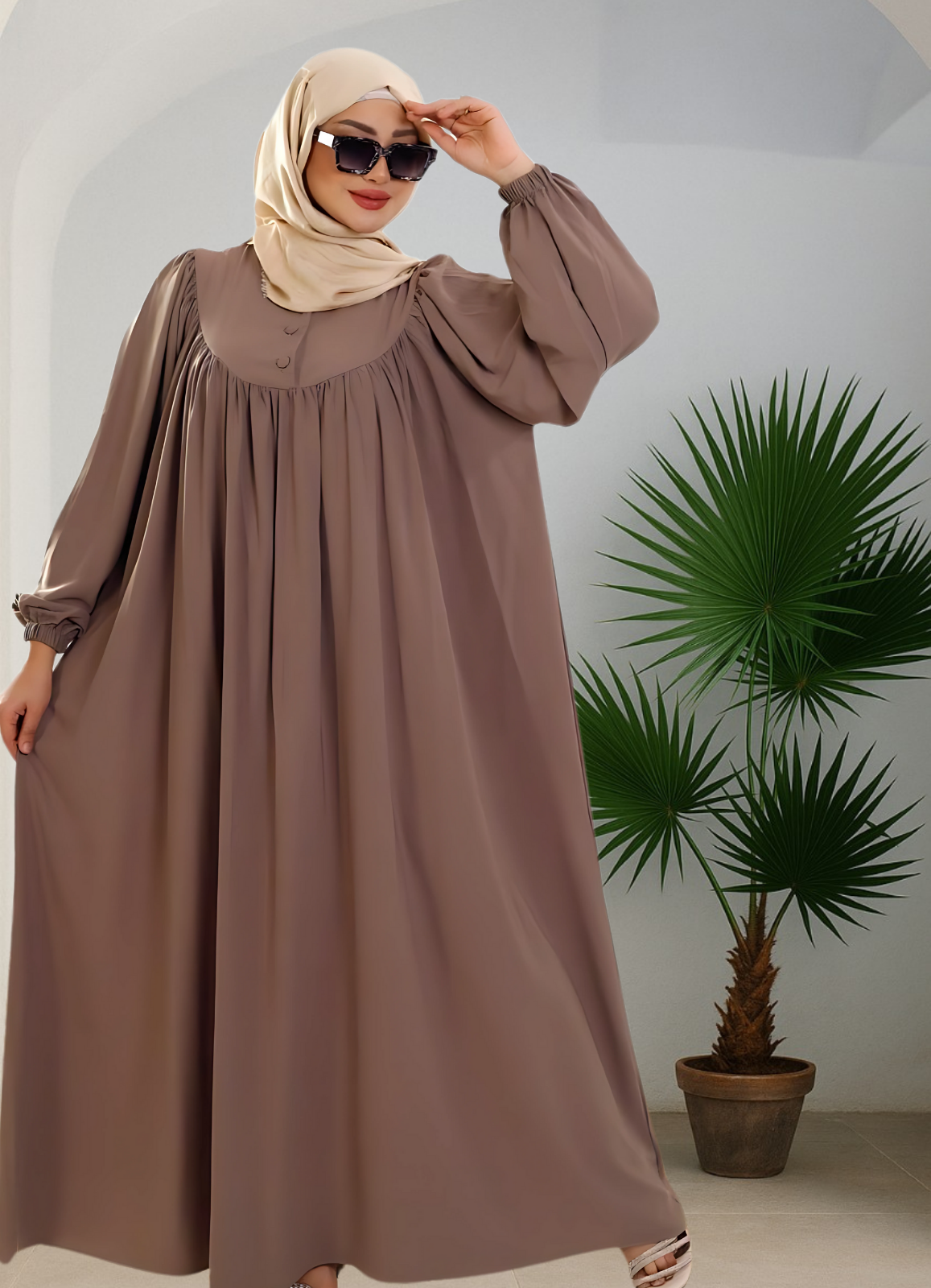 زي شرعي محجبات كلوش كود 144
