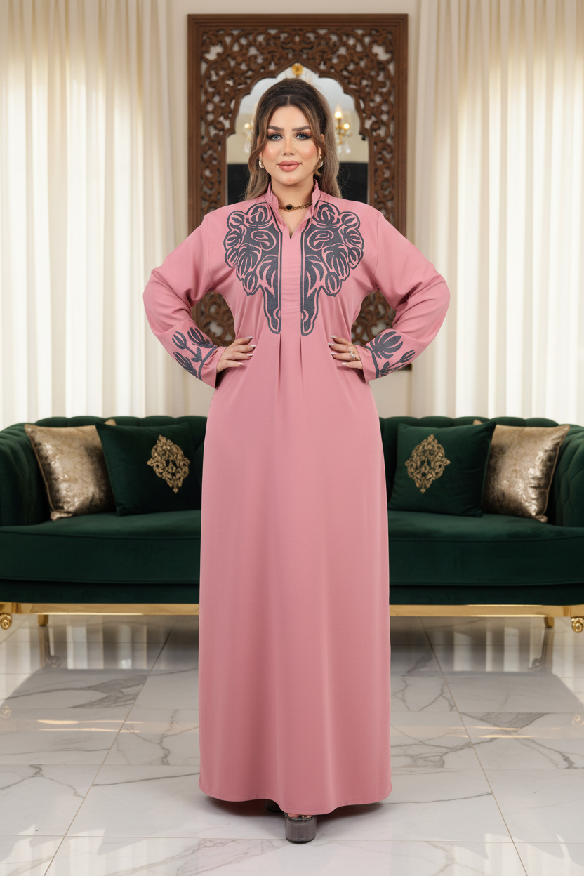 A1046 عبايه استقبال قطن كود