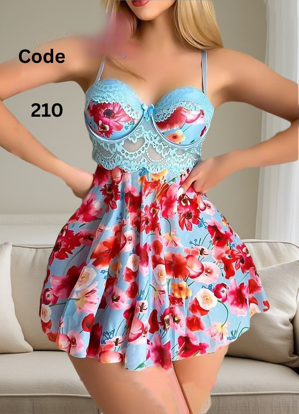 210 لانجرى شيفون فري سايز كود