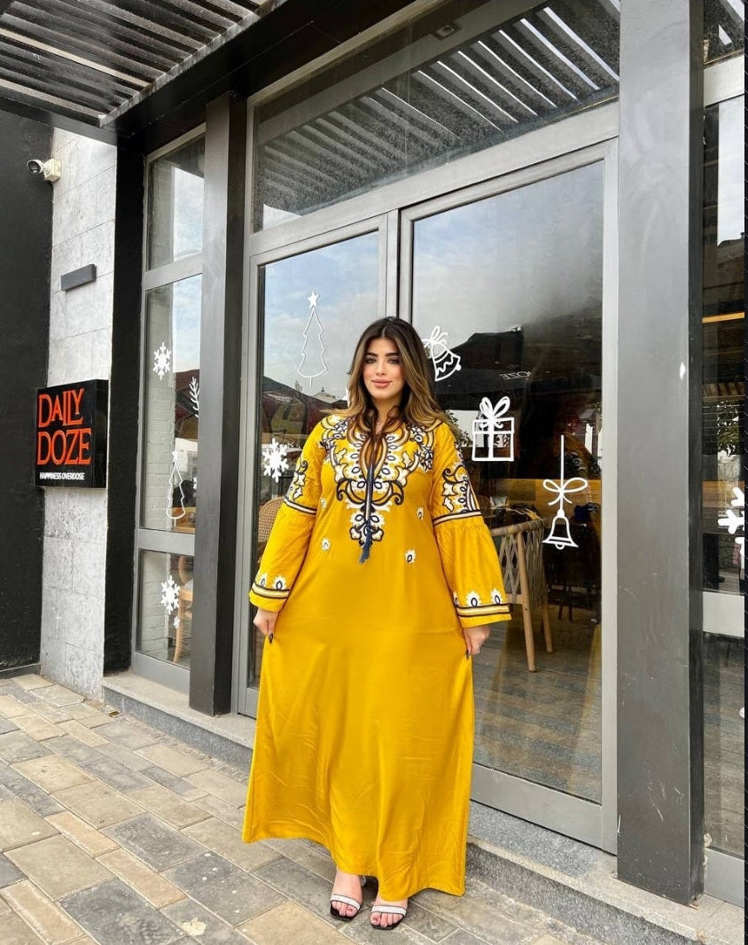 A1071 عباية استقبال قطن كود