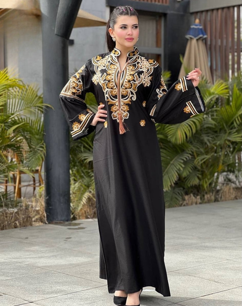 A1071 عباية استقبال قطن كود