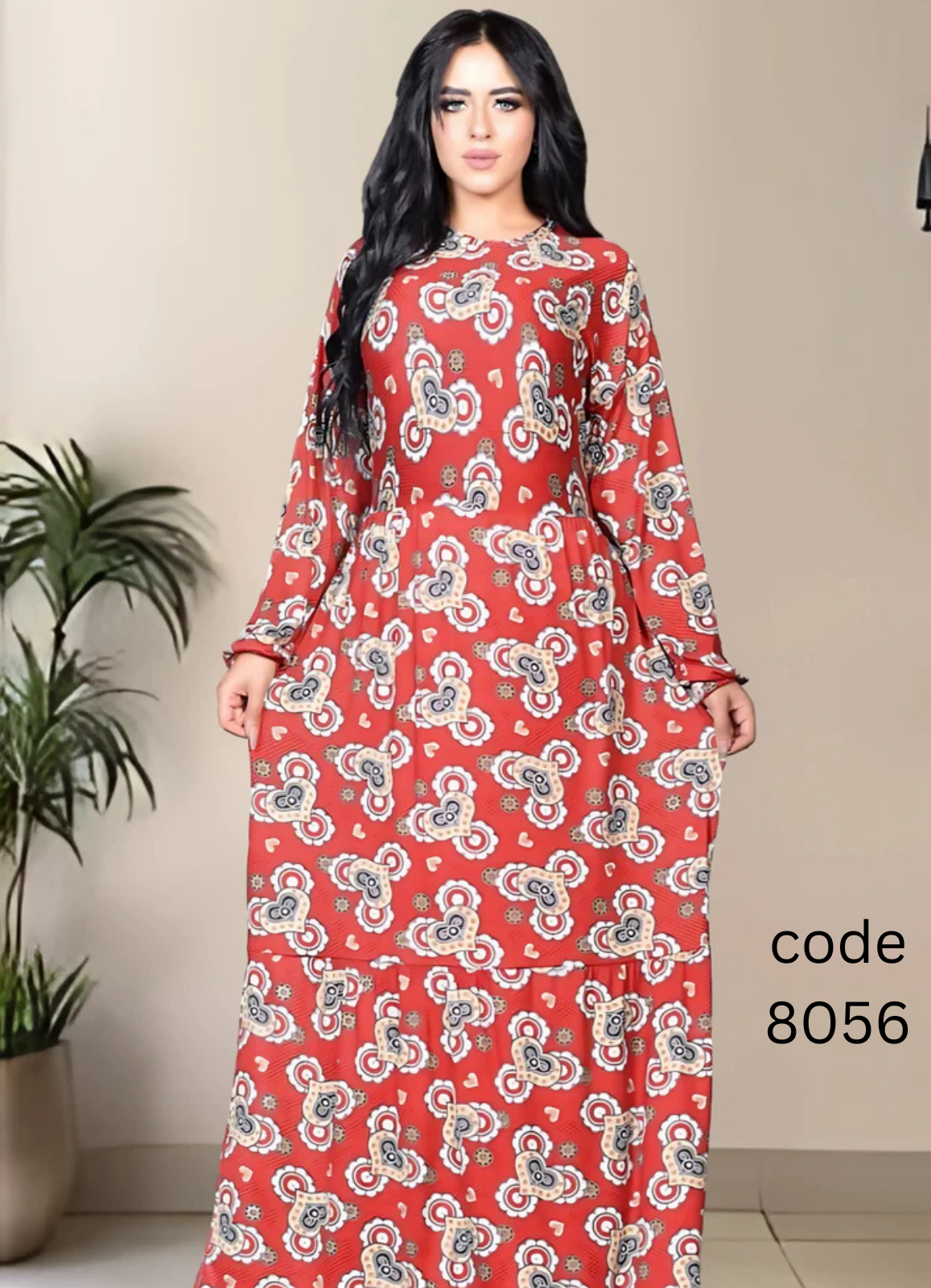 8056 فستان منزلي كود