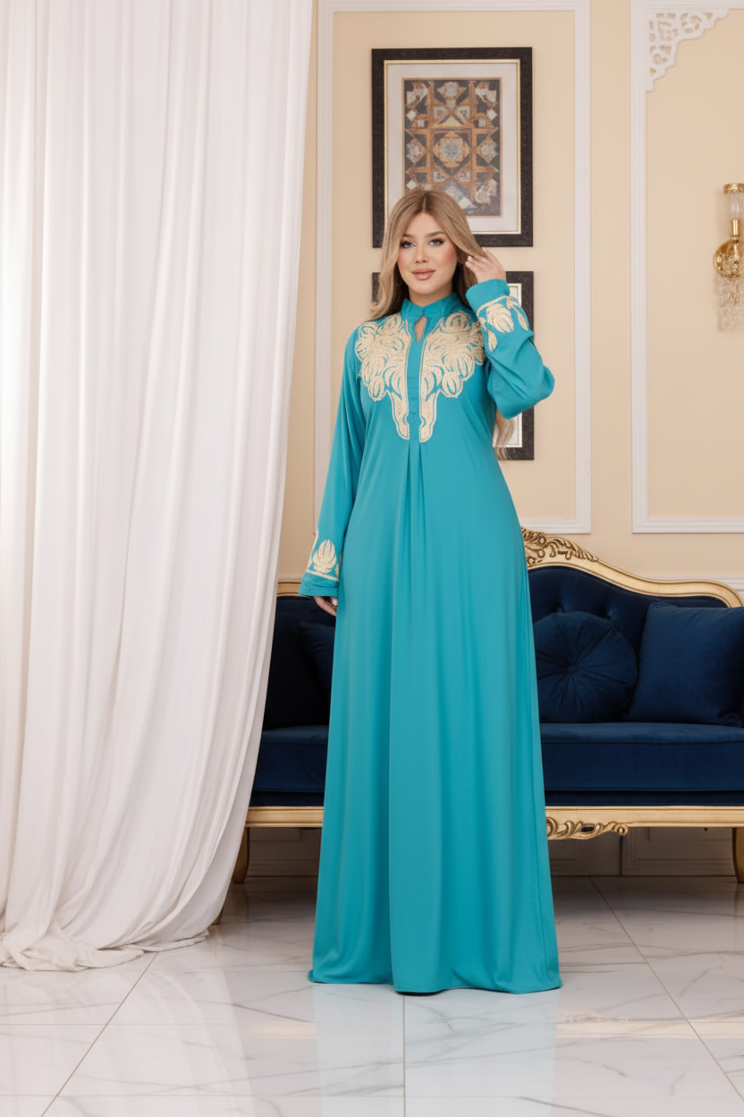 A1046 عبايه استقبال قطن كود