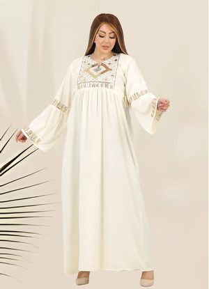 A1039 عبايه استقبال قطن كود