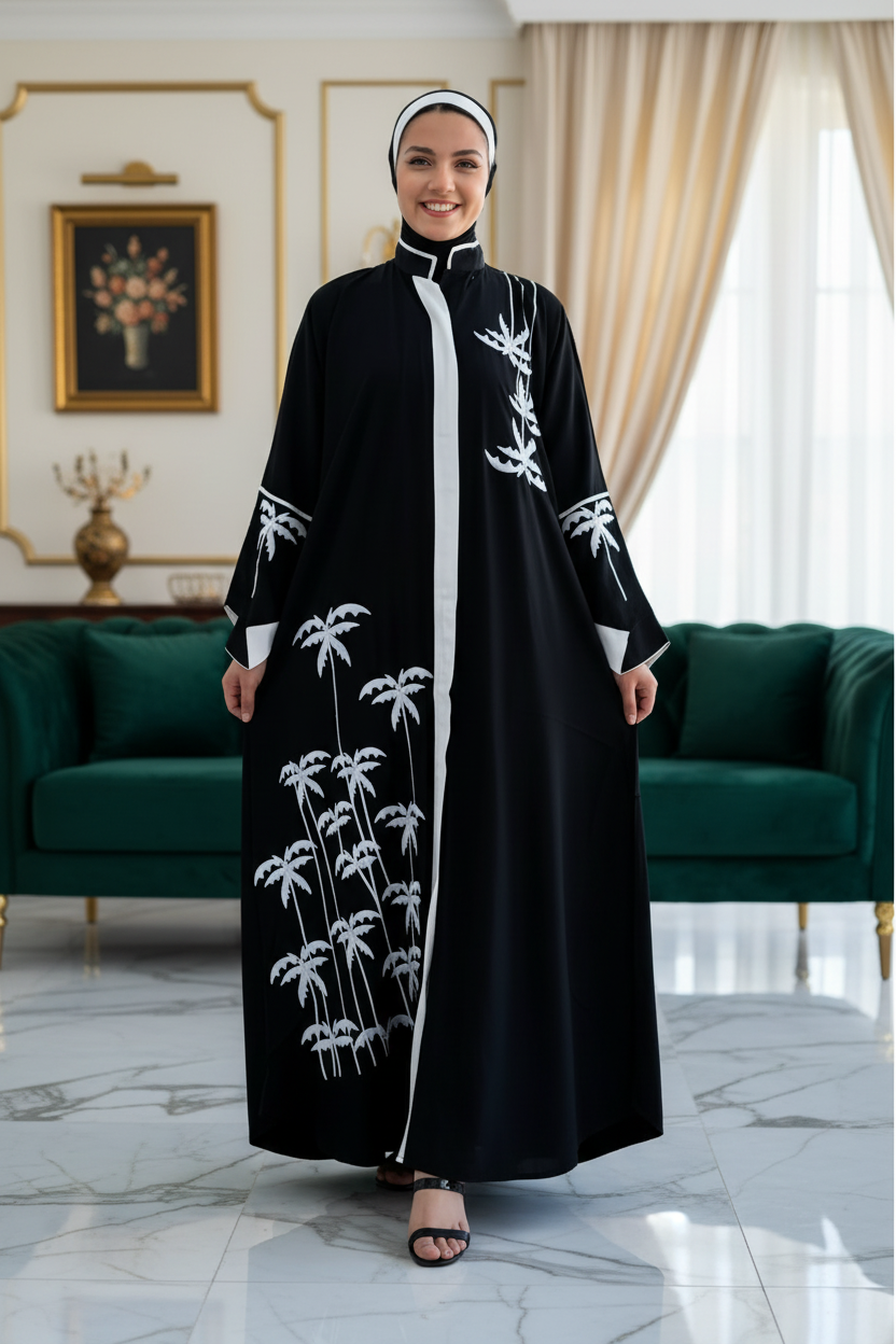 A1040 عبايه استقبال قطن كود