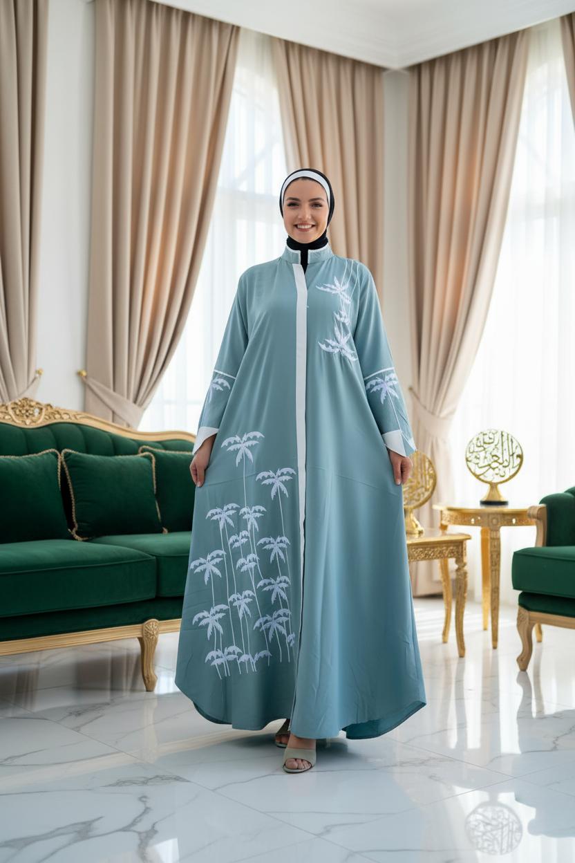 A1040 عبايه استقبال قطن كود
