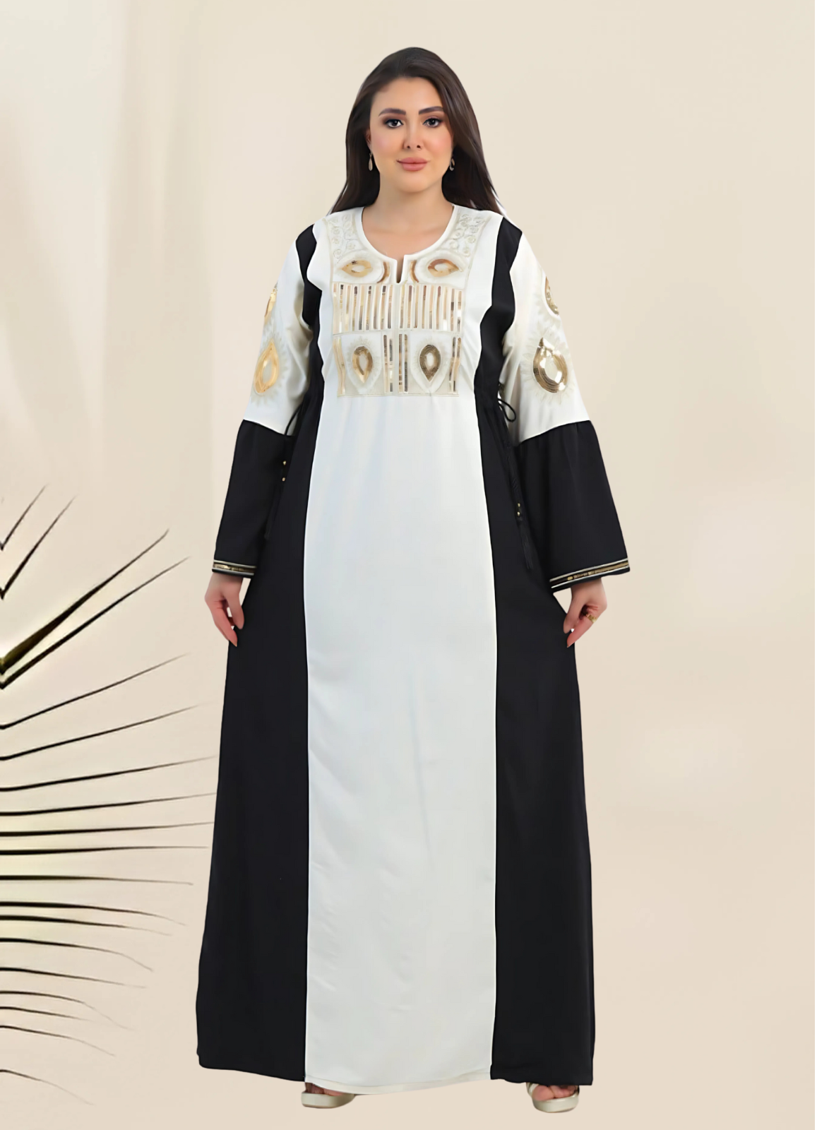 A1037 عبايه استقبال قطن كود