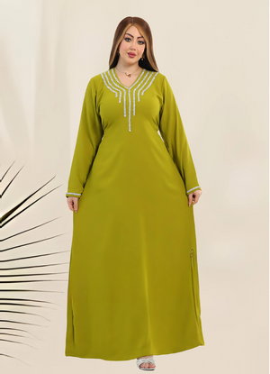 A1038 عبايه استقبال قطن كود