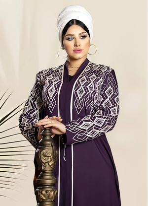 A1042 عبايه استقبال قطن كود