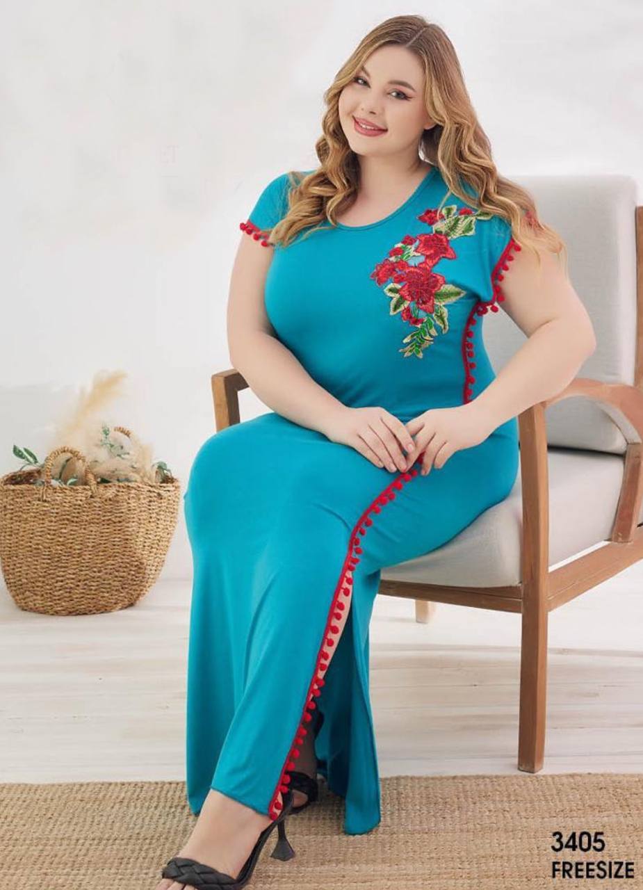M S Y عبايه منزلي تركي فري سايز صيفي 3405 من