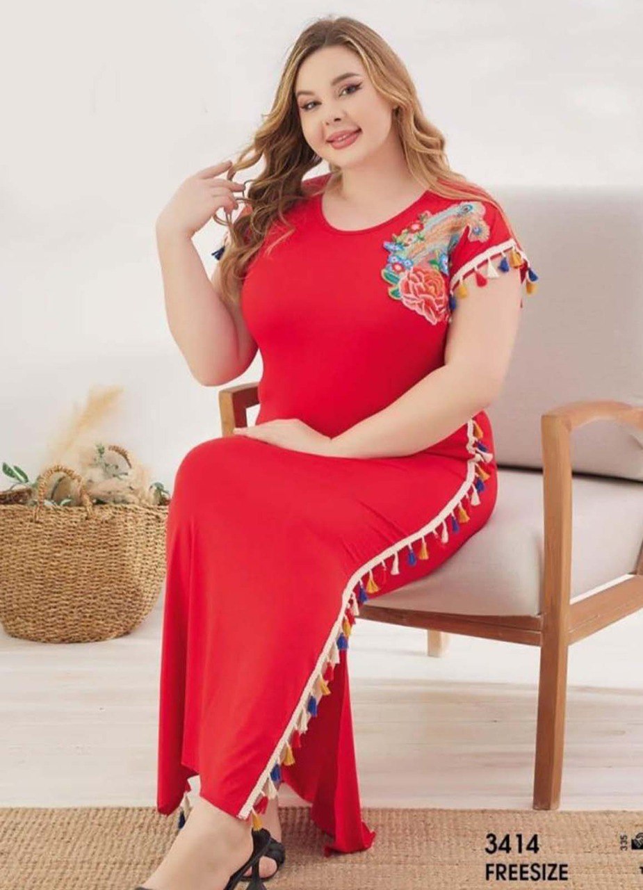 M S Y عبايه منزلي فري سايز تركي صيفي 3414 من