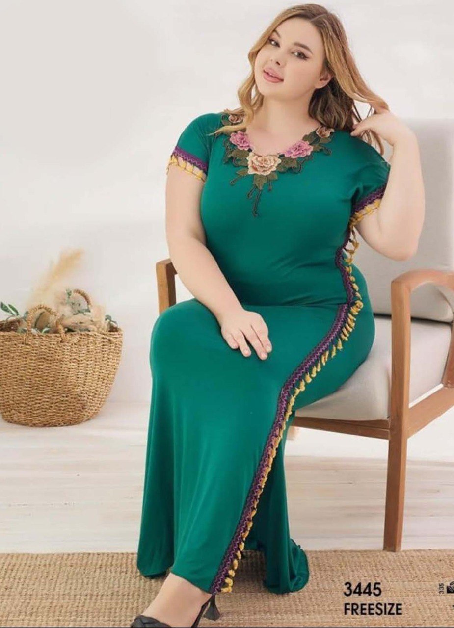 M S Y عبايه منزلي فري سايز تركي صيفي 3445 من