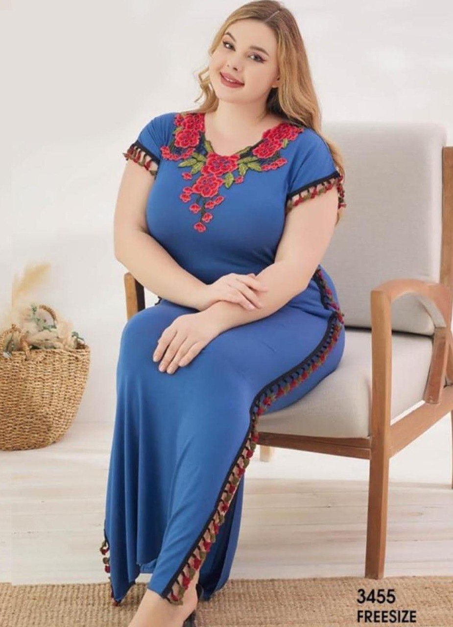 M S Y عبايه منزلي فري سايز تركي صيفي 3455 من