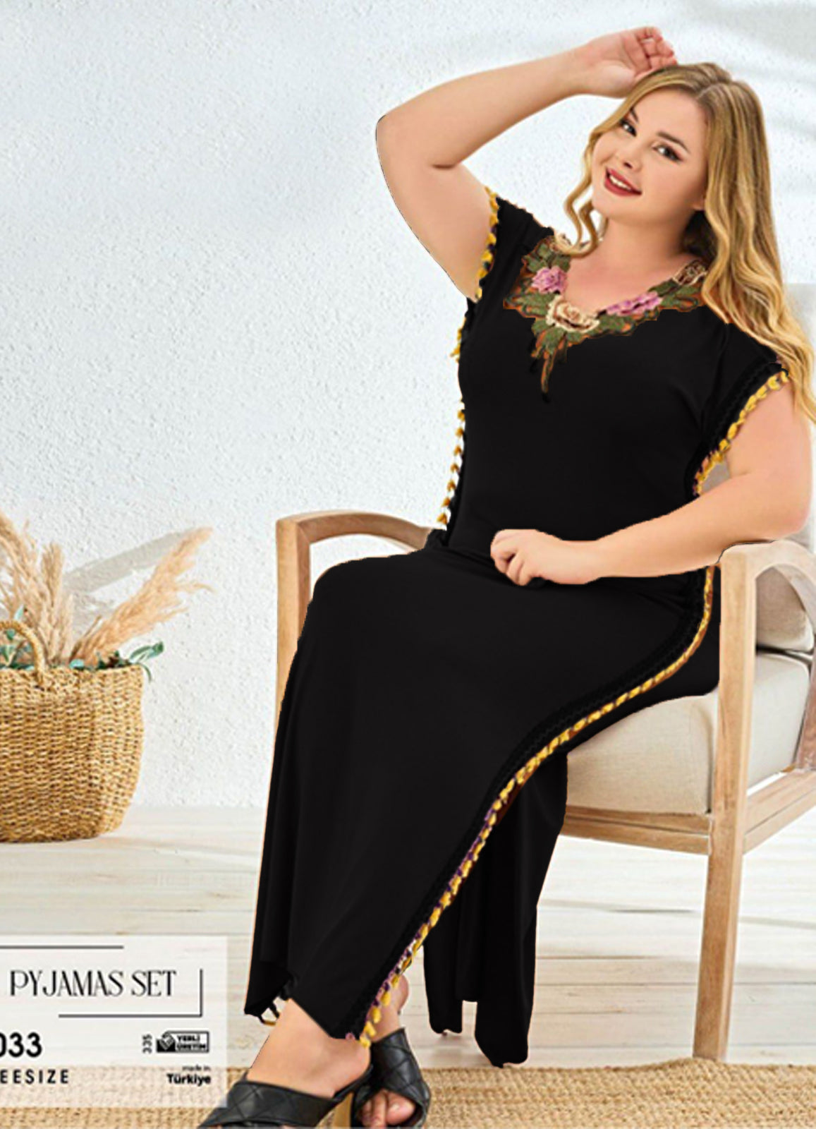 عبايه منزلي تركي صيفي 3438