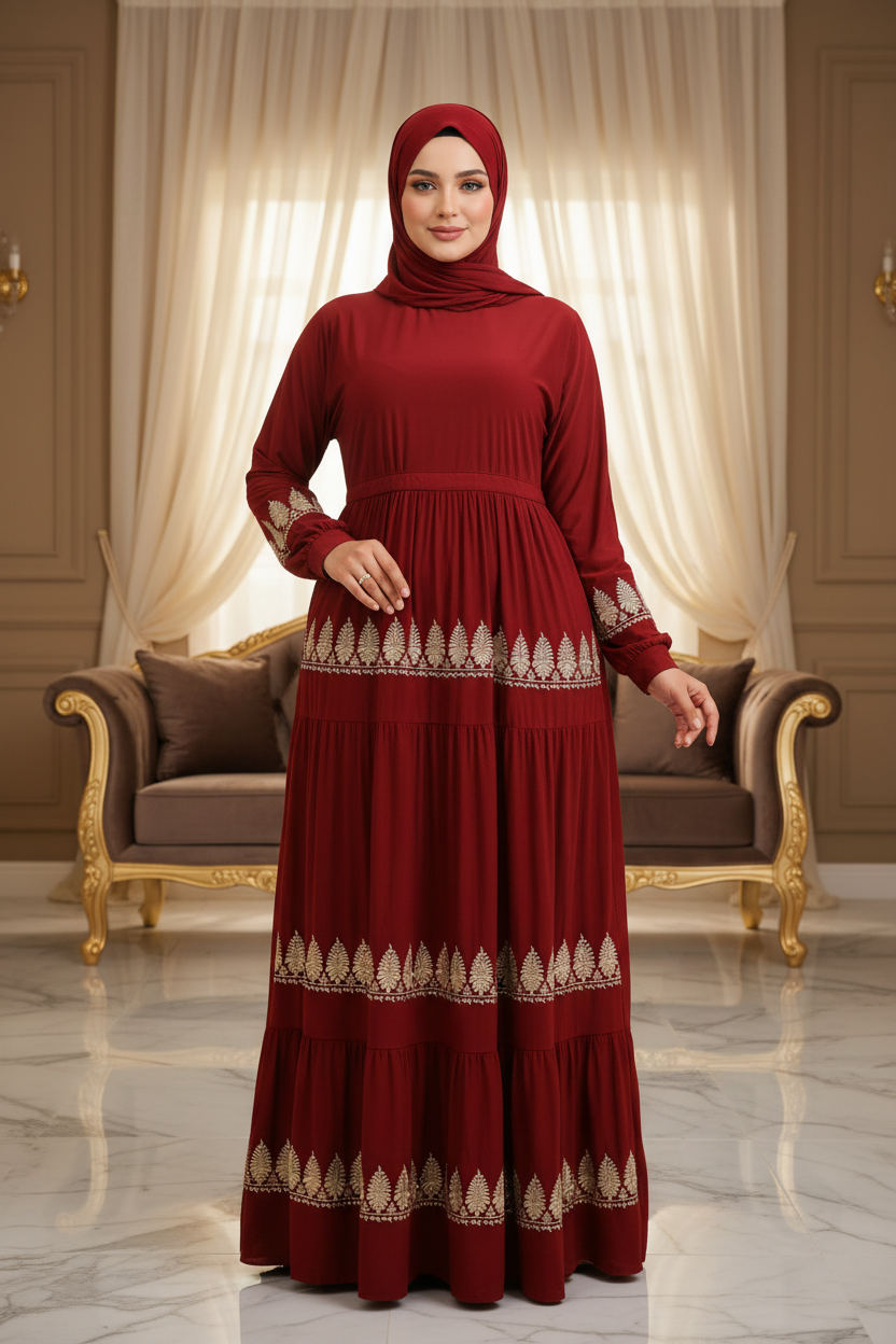 فستان محجبات زبده كود 031