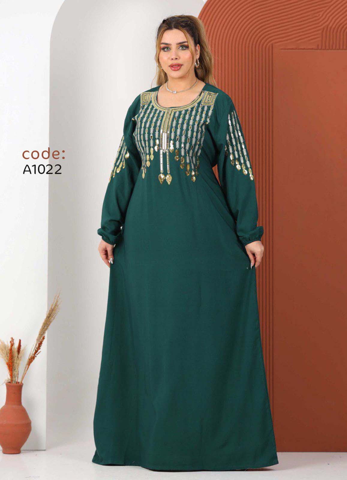 A1022 عبايه استقبال قطن كود