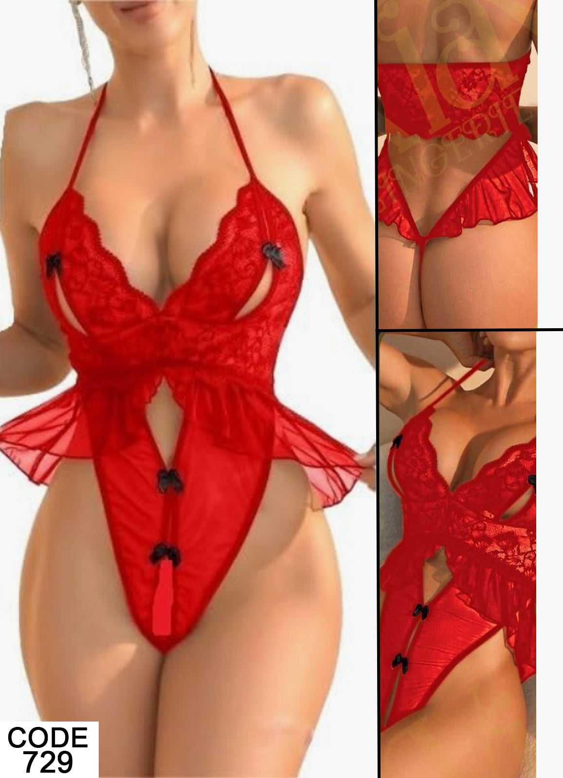 لانجرى شيفون فري سايز كود 729