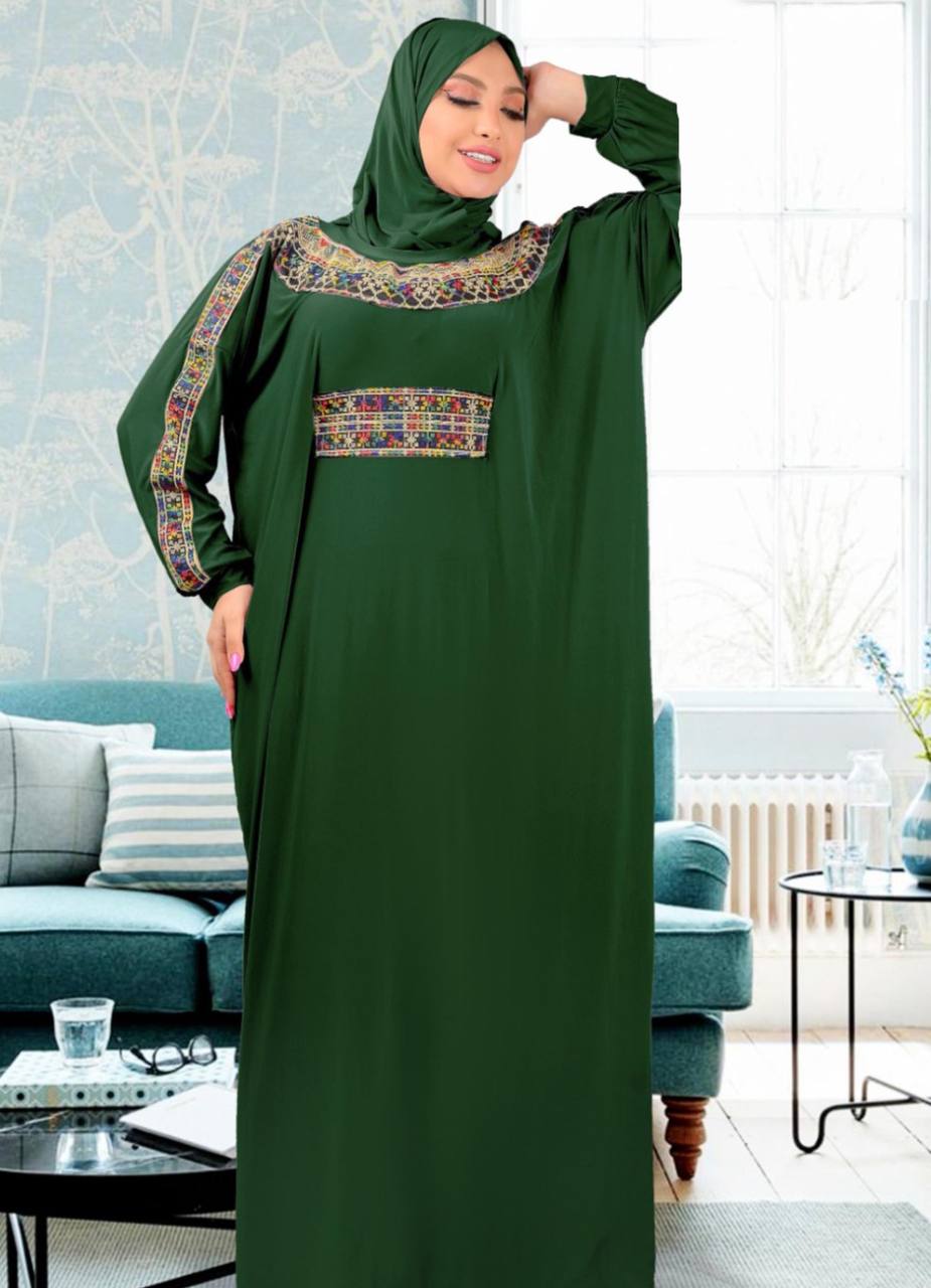 اسدال محجبات اخضر 8009 من لبسي