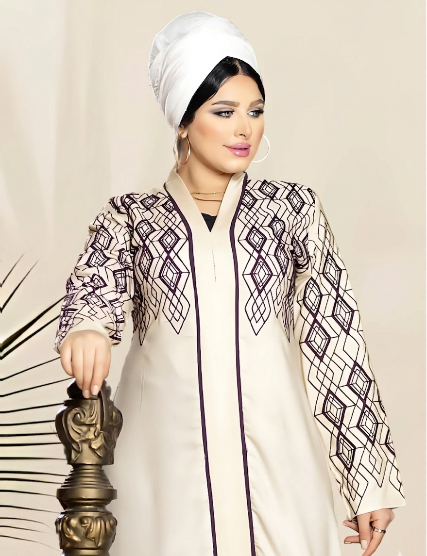 A1042 عبايه استقبال قطن كود