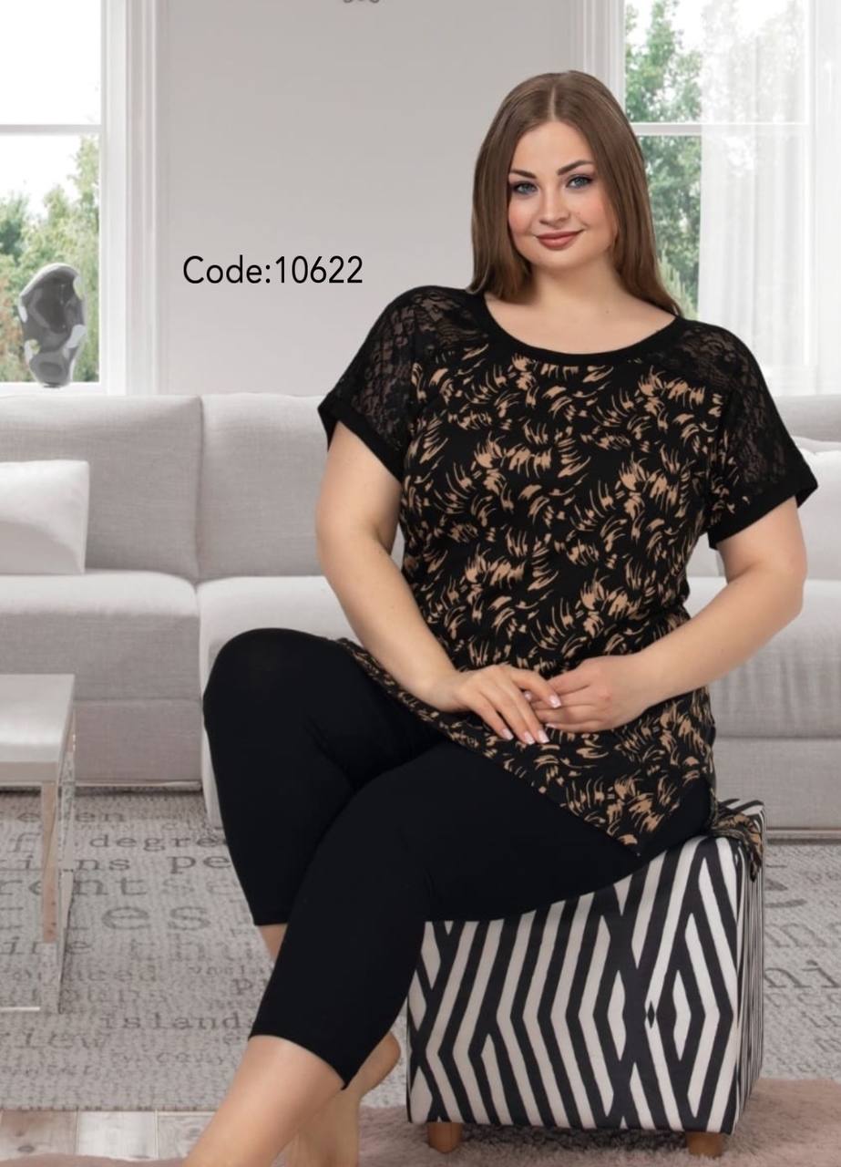 M S Y بيجامة قطن تركى 2 قطعة 10622من