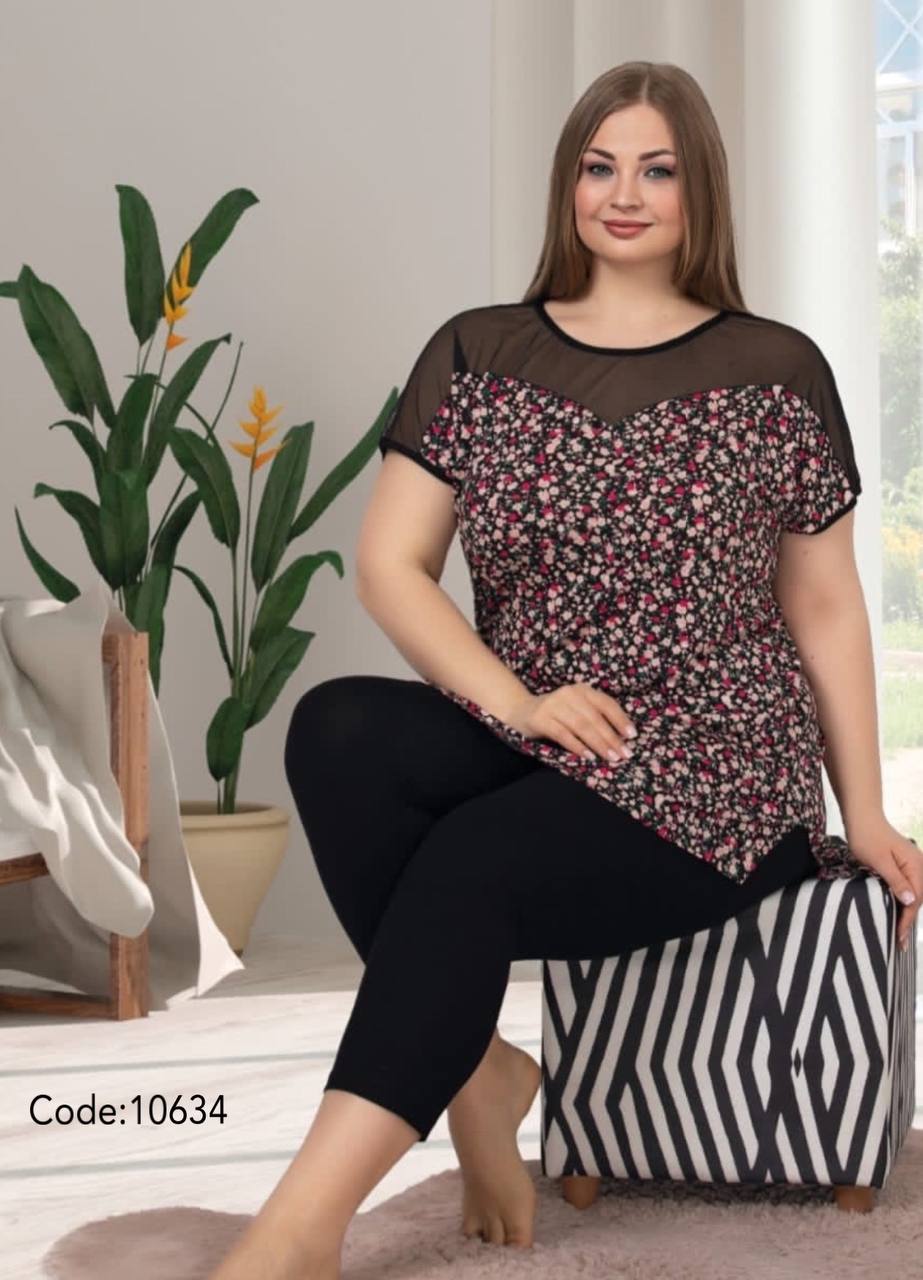 M S Y بيجامة قطن تركى 2 قطعة 10634 من