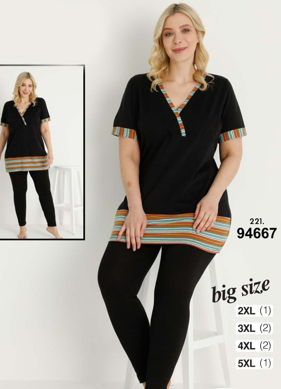 M S Y بيجامة قطن تركى 2 قطعة 94667 من