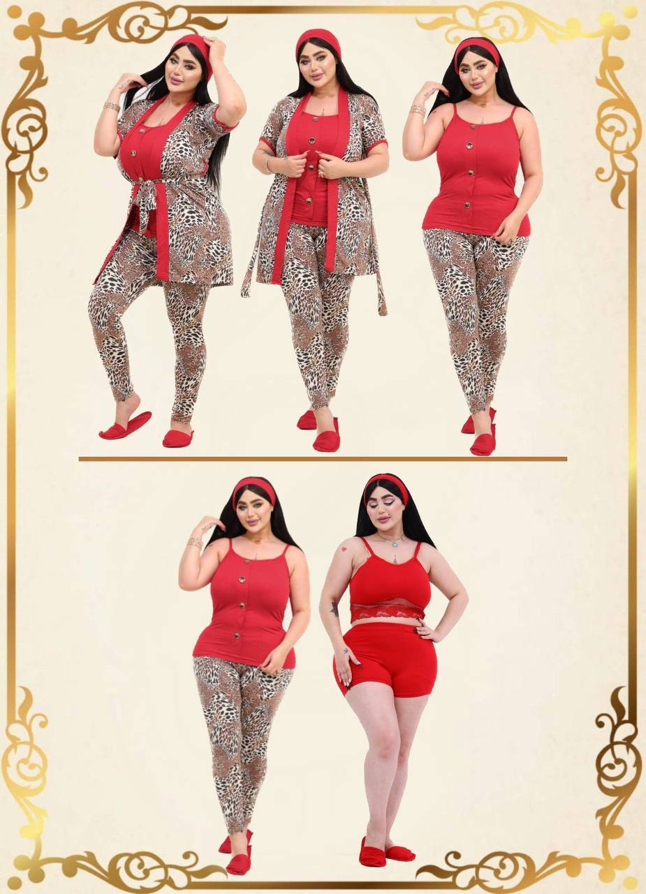 M S Y طقم 9 قطع تايجر 9015 لون احمر من