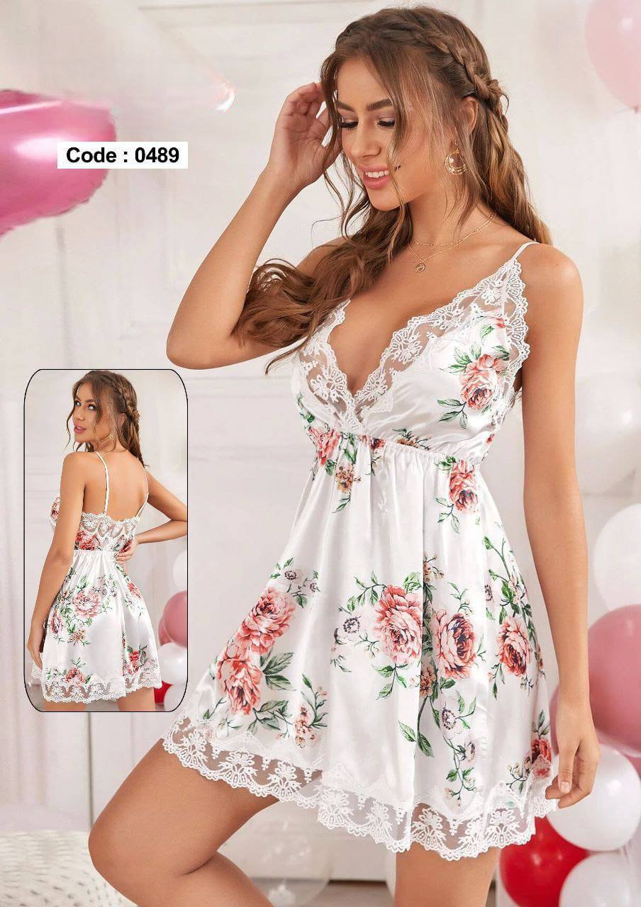 0489 لانجرى شيفون فري سايز كود