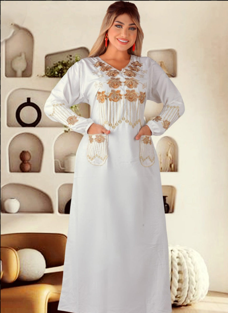 8098 عبايه استقبال قطن كود