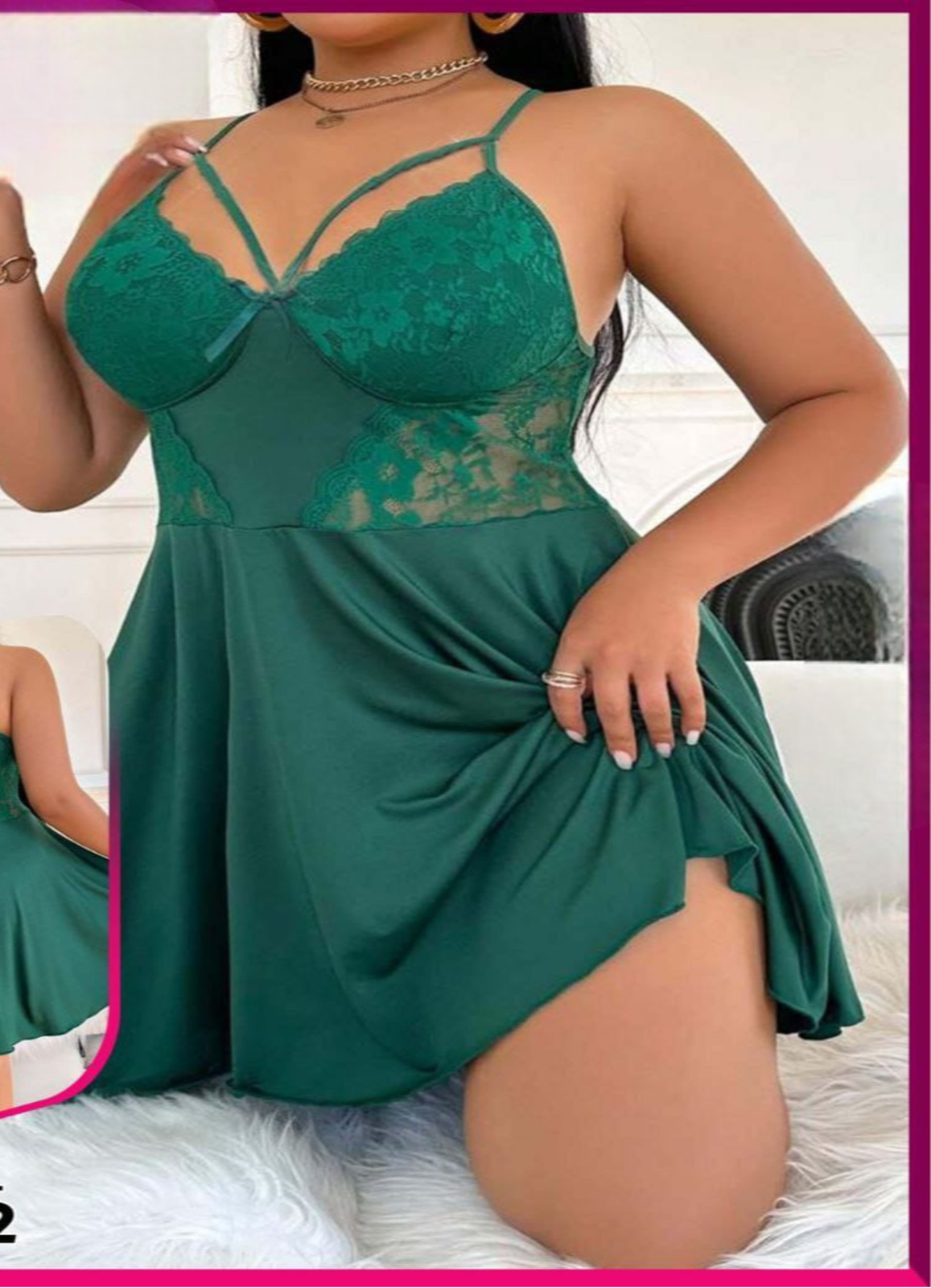 0432 لانجرى شيفون بيج سايز كود