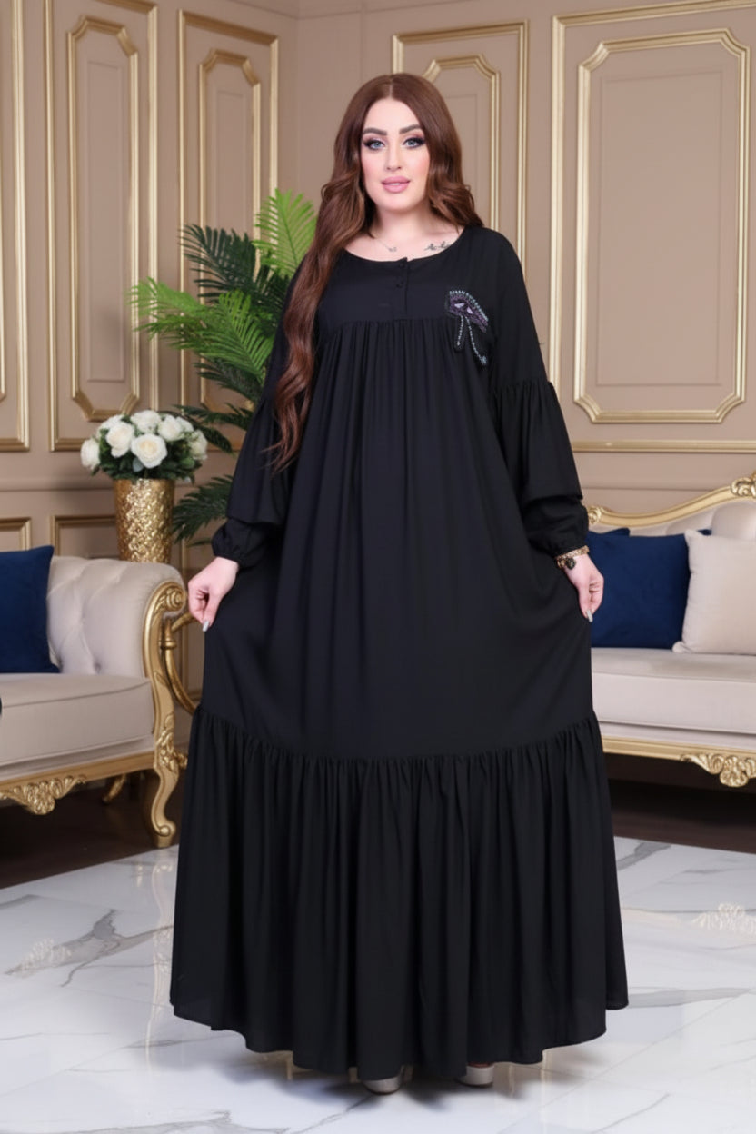 A1041 عبايه استقبال قطن كود