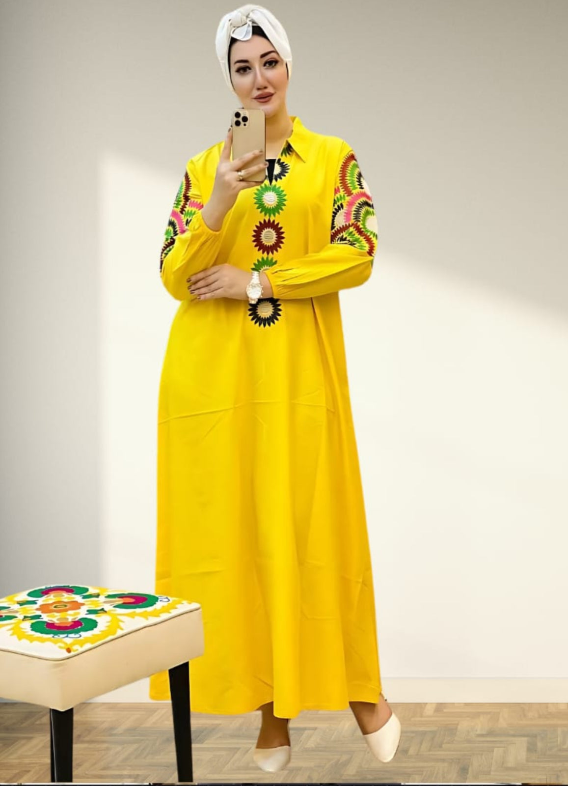A1051 عبايه استقبال قطن كود