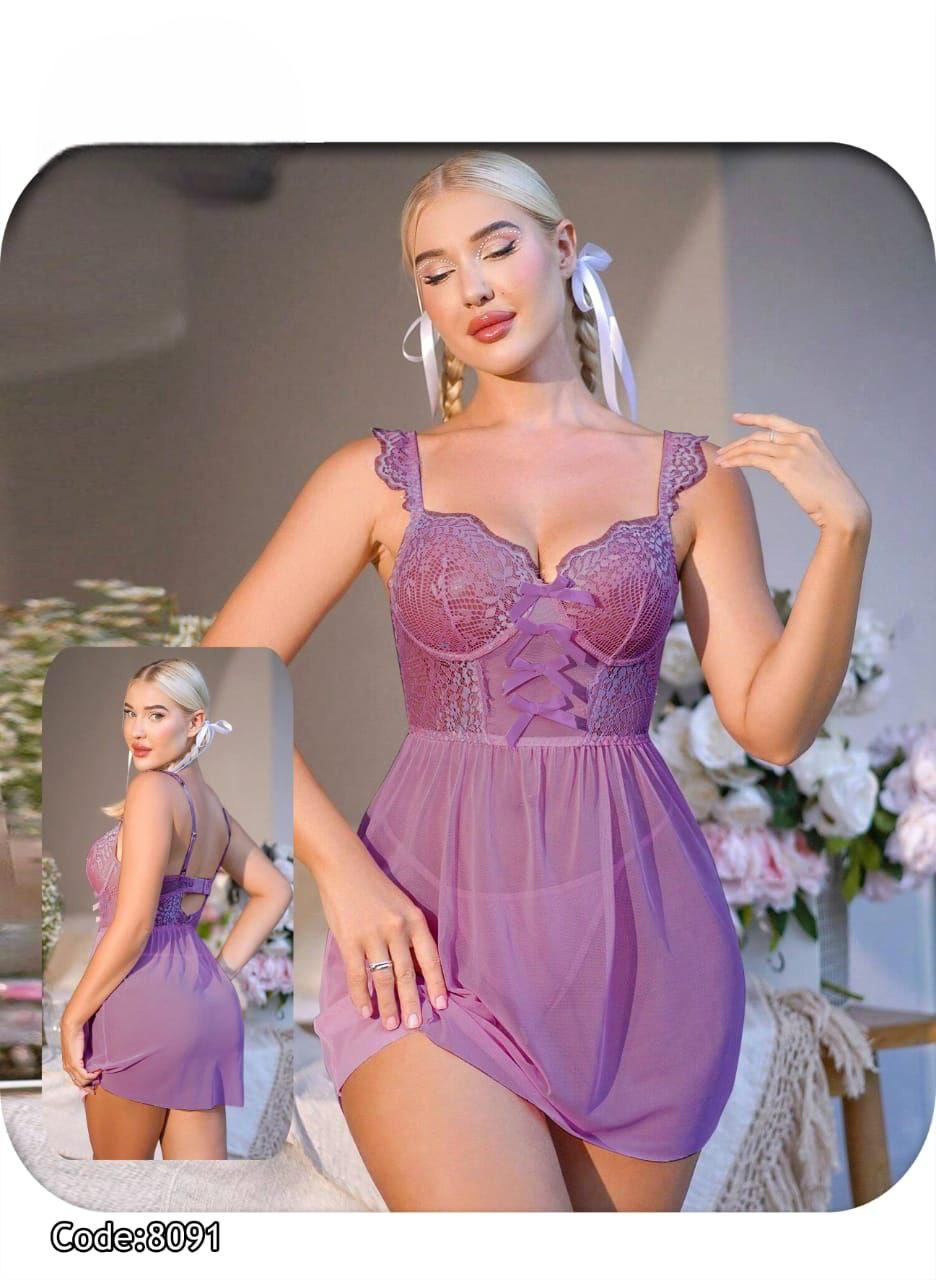 لانجرى شيفون فري سايز كود 8091