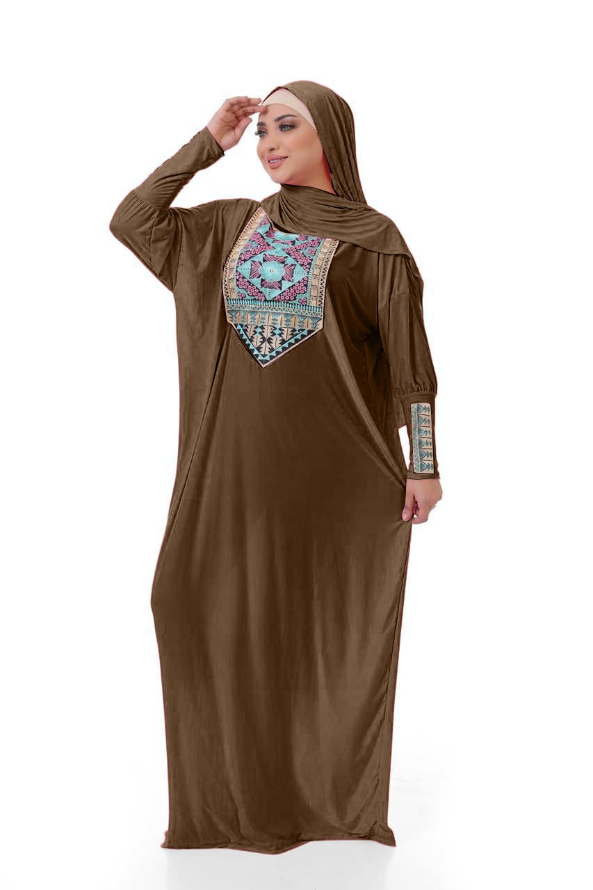 اسدال محجيات مطرز كود 80114