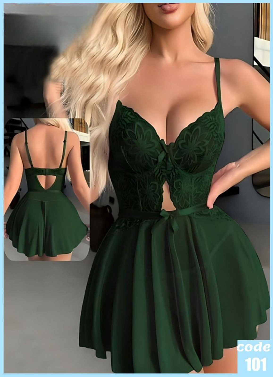 لانجرى شيفون فري سايز كود 101