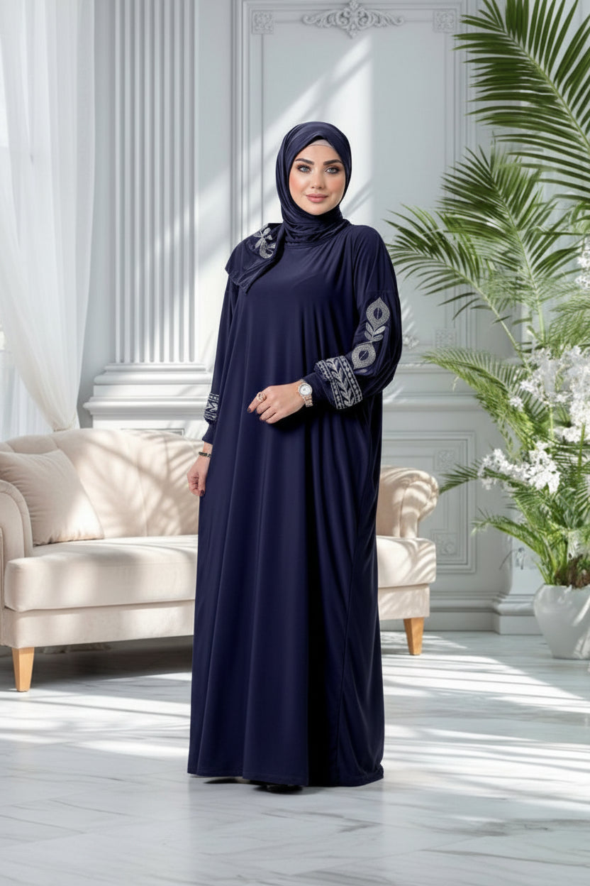 اسدال محجيات مطرز كود 80127