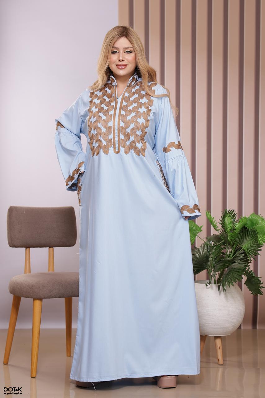 B1014 عباية استقبال قطن كود