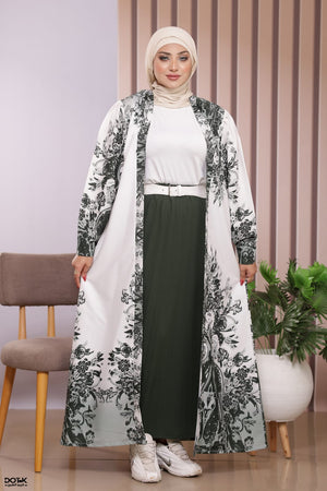A3045 طقم خروج محجبات 4 قطعة حريمى كود
