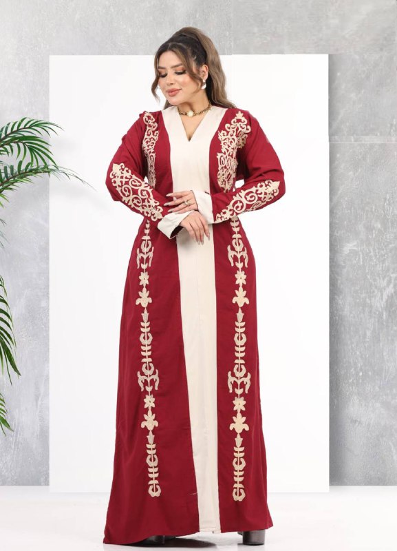 لون نبيتي A100 عبايه منزلي كود